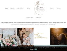 Tablet Screenshot of lucreziasenserini.com